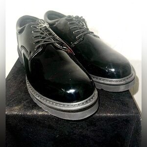 Rothco Men's Hi-Gloss Uniform Oxford Work Sole Black Shoe Size 13R